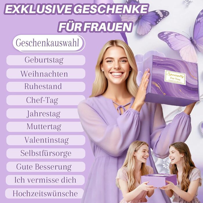 Подарунки на День святого Валентина для жінок, подарунковий набір для найкращої подруги, подарунковий набір з 12 м&39яких пледів з винним келихом з нержавіючої сталі об&39ємом 40 унцій як подарунки на день народження для мами, найкращої подруги, бабусі, с