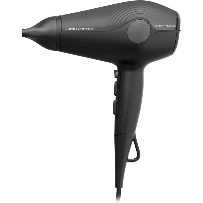 Фен для волосся Rowenta UltraSilence CV6430F0 надтихий, 2100 Вт, іонізація, компактний та легкий дифузор