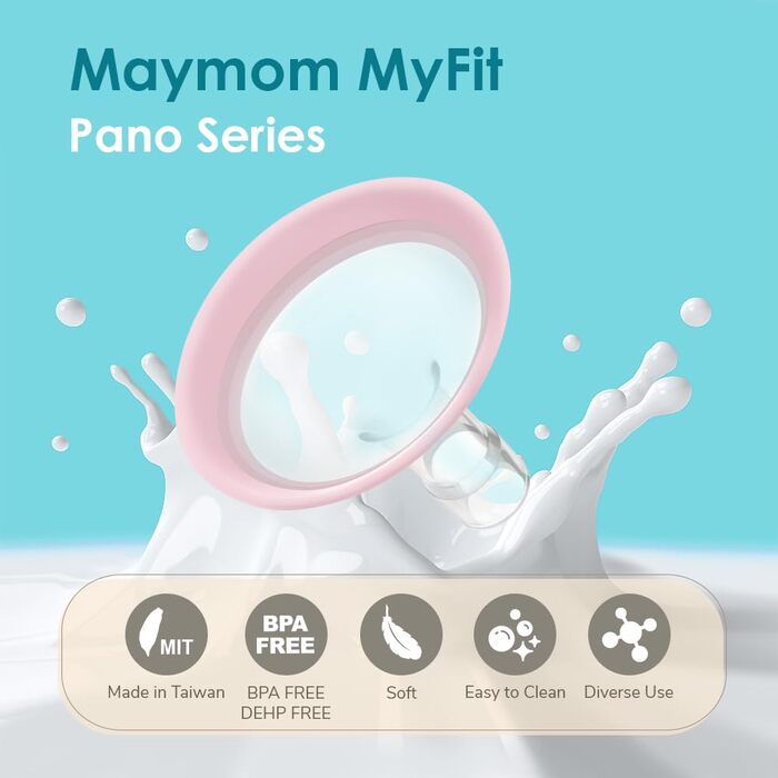 Мм Maymom MyFit Shields, серія Pano сумісний з молоковідсмоктувачем Medela, конектором PersonalFit, Freestyle, Harmony, Maxi, Free