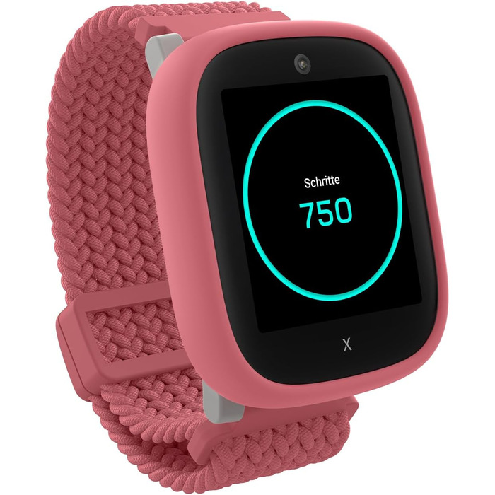 Водонепроникний дитячий телефон-годинник (із SIM-карткою) 4G, дзвінки, повідомлення, шкільний режим, функція SOS, GPS, камера, крокомір - з безкоштовним 3-місячним контрактом (РОЖЕВИЙ) РОЖЕВИЙ X6 - з безкоштовним 3-місячним контрактом, 6 Play -