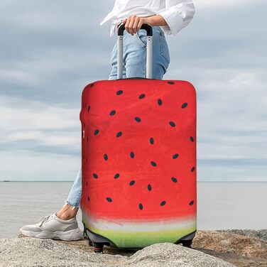 Чохол для валізи Кавун BAFAFA, захисний еластичний чохол від подряпин та пилу, чорний, розмір 80