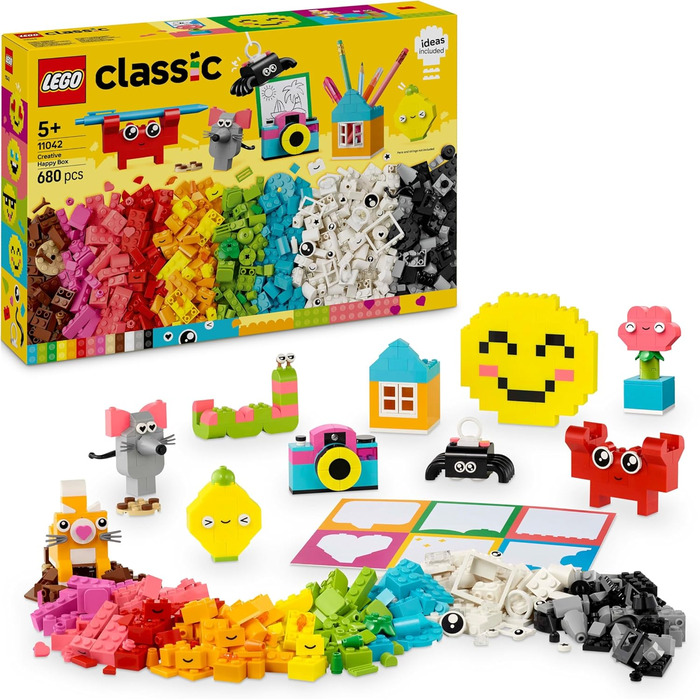 Конструктор LEGO Classic Креативна коробка для розваг, 680 деталей