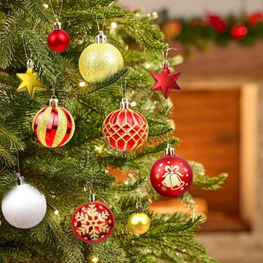Набір із 40 предметів різдвяних кульок YUEJIDZ