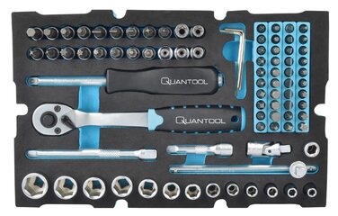 Набір торцевих головок Mannesmann Quantool Q25002, 85 предметів сумісний з L-Boxx Mini