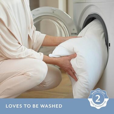 Подушка-опора Spundown середньої довжини від The Fine Bedding Company, (упаковка з 1)