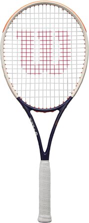 Тенісна ракетка Wilson Unisex для дорослих Roland-Garros Triumph 4-3/8&39 (3) темно-синя / біла