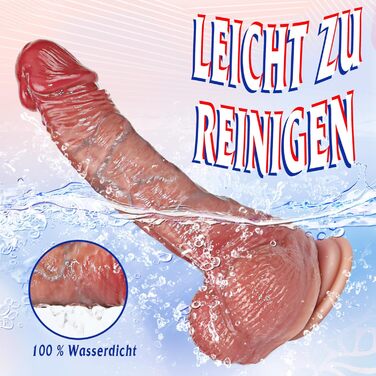 Фалоімітатор Warkart, з рухомою крайньою плоттю та гнучкими яєчками