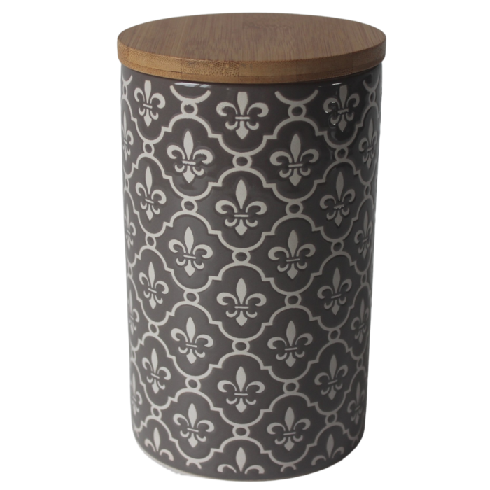 Банка для зберігання Limited Edition 0,7 л, сірий візерунок