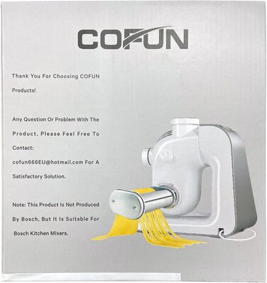 Насадка для пасти COFUN для Bosch Mum 5 аксесуарів, 3 шт. и макаронна машина для насадки Bosch Mum5 аксесуари, ролик для пасти з нержавіючої сталі для фетучіні для Bosch Mum 5 аксесуарів