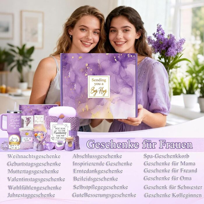 Подарунки для жінок, подарунковий набір на день народження для найкращої подруги, дружини, матері, колеги, сестри з оздоровчим ефектом келих для вина з нержавіючої сталі об&39ємом 40 унцій, ковдра, подарунковий набір з ароматом для ванни з 13 предметів, ф