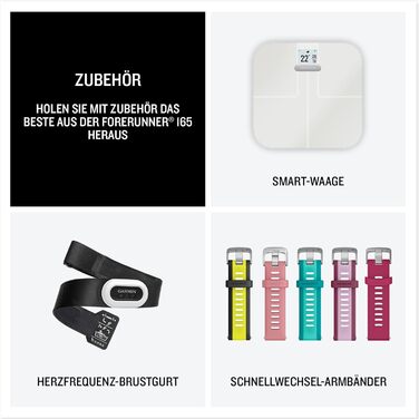 Мм - Розумний годинник для бігу, 1,2-дюймовий сенсорний AMOLED-екран, до 11 днів роботи від акумулятора, понад 25 спортивних програм, рекомендації щодо тренувань, дані про здоров&39я, розумні функції, Garmin Music, чорний, 165 Music 43