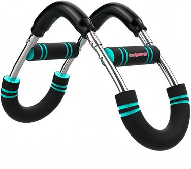 Тренажер для рук, гнучка штанга, U-подібний еспандер для грудей та рук, регульований твістер-тренажер для рук, гриф для м&39язів грудей, плечей, передпліччя, біцепсів та рук, формує ідеальне тіло. 50 кг, синій