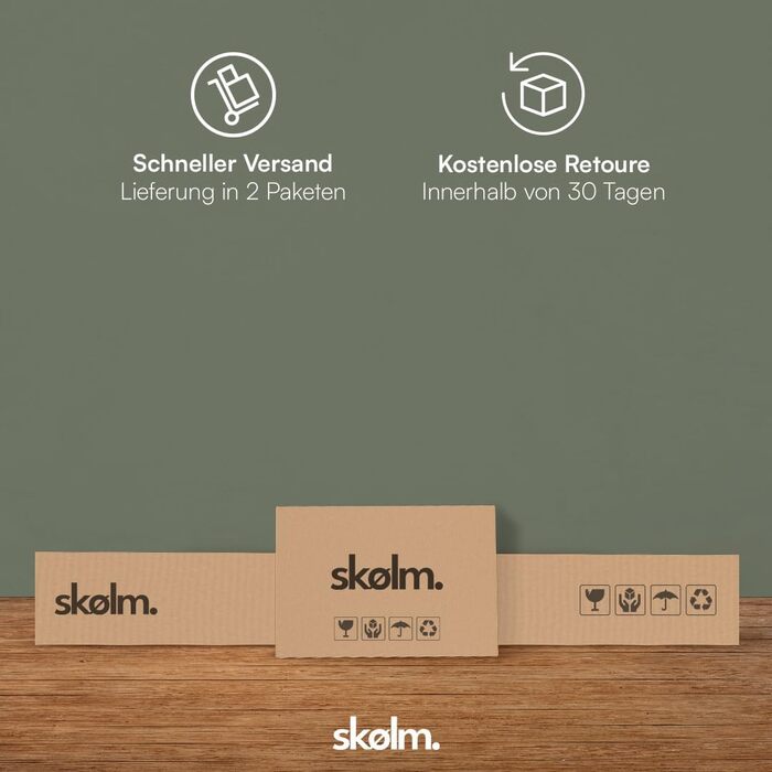 Ліжко Skølm Floki з масиву дуба 140x200 см - високоякісний каркас ліжка - каркас ліжка з узголів&39ям - ліжко з натуральної промасленої деревини - 140x200 см ліжко, що підходить як двоспальне ліжко - футон 140 x 200 см з узголів&39ям - дуб