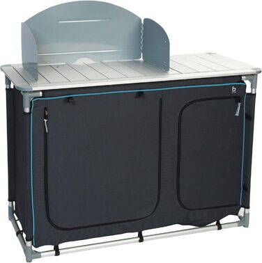 Кемпінговий кухонний ящик для подорожей, складна шафа, вітрозахисна раковина з алюмінію