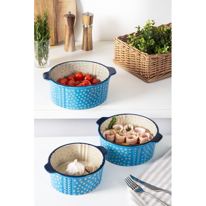 Форма для запікання Limited Edition Maison 25х21.5х9 см, жаростійка кругла