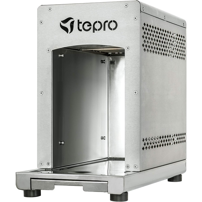 Стейк-гриль Toronto, керамічний інфрачервоний пальник потужністю 3 кВт, газ 800 градусів, розміри приблизно 23 x 56 x 40,5 см, срі