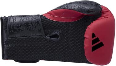 Боксерські рукавички adidas Combat 50 - червоно-чорні, 12 унцій