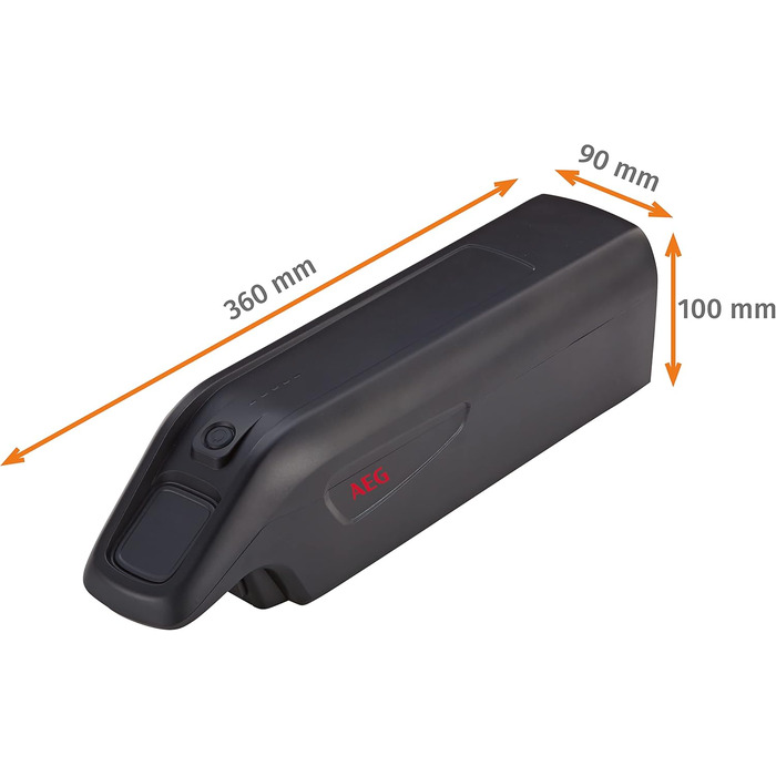 Акумулятор для електровелосипеда Prophete, AEG Downtube, Li-Ion 36V, 10.4 Ah (374 Wh), CAN V2.5, сумісний з усіма електровелосипедами Prophete