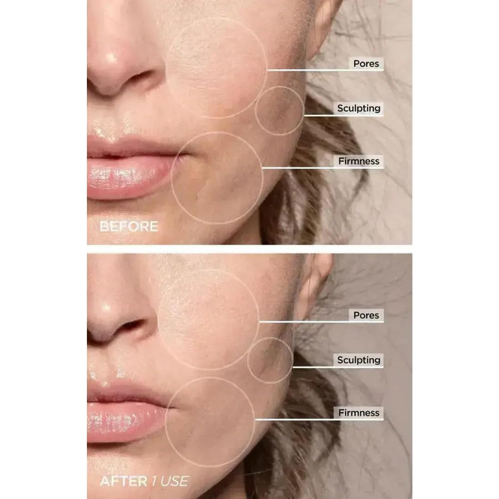 Масажер для обличчя проти зморшок, пристрій для краси обличчя з 7 режимами, пристрій для обличчя для підтяжки шкіри та ліфтингу Ems масаж обличчя (чорний), 7-in-1 Led Facialsculptor Original