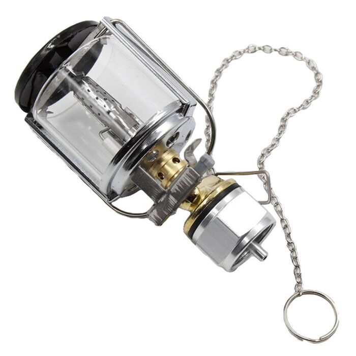 Портативний пропановий газовий ліхтар PACKOVE з кришкою для ліхтаря, кемпінговий газовий ліхтар для освітлення наметів та використання на вулиці, міцний аварійний ліхтар із плоским газовим баком, сумісний