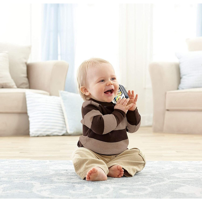 Смартфон Fisher-Price Learning Fun - інтерактивна дитяча іграшка з 20 піснями та звуками, розвиває дрібну моторику та координацію