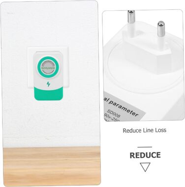 Енергозбереження Енергоспоживання Редуктор Енергозберігаючий пристрій Пристрій Підключення Енергозбереження Енергоспоживання Моніторинг потужності Контролер Гніздо Abs