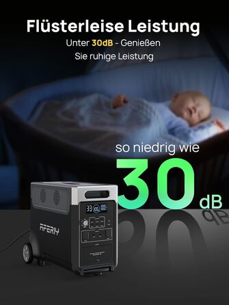 Портативна електростанція AFERIY AF-P310, акумулятор LiFePO4 ємністю 3840 Втгод, 3 виходи змінного струму 3600 Вт, сонячний вхід 2000 Вт, аварійне джерело живлення ДБЖ для кемпінгу, дому, екстрених ситуацій