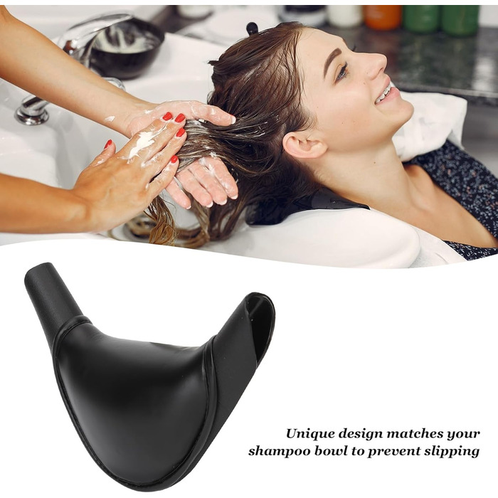 Силіконова подушка для миття волосся Fyearfly, перукарська подушка для шиї з раковиною, подушка для шиї з мискою для шампуню запобігає ковзанню силіконова подушка для шиї з миття волосся для домашнього та салонного використання