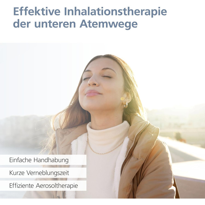 Небулайзер PARI LC Sprint для інгаляційної терапії нижніх дихальних шляхів - синя насадка з системою клапанів, управління PIF, універсальний мундштук, з'єднувальна трубка - аксесуари PARI BOY