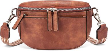 Жіноча сумка на поясі, жіноча сумка з поліуретанової шкіри з широким ремінцем, жіноча сумка на плече з невеликим регульованим ремі