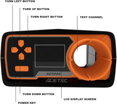 Тестер швидкості для страйкбольної зброї ACETECH AC5000, хронограф для стрільби BBS