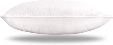 Подушка Sleep Moon &quotМаленький принц&quot від алергії з натурального волокна 80x80 см - Гіпоалергенна подушка з наповнювачем з фіброзних кульок - Бавовняна подушка 80x80 - Можна прати при температурі до 60 градусів. Зроблено в Німеччині.