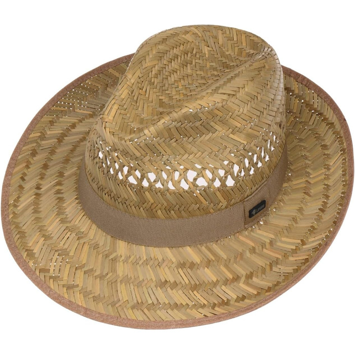 Солом&39яний капелюх Lipodo Bogart, натуральний колір, зроблено в Італії, для жінок і чоловіків, розмір XL, натуральний колір