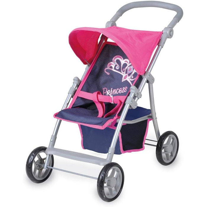 Ліба, діадема, лялькова коляска, синій/рожевий, 16825 -