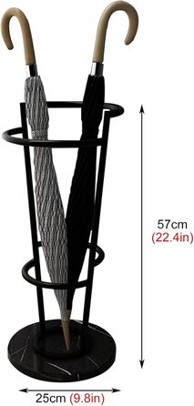 Тримач підставки для парасольки Стабільна сучасна підставка для парасольки, ажурний дихаючий тримач парасольки з чорною круглою основою, проста полиця для зберігання парасольки для домашнього офісу, готелю