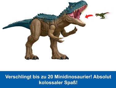 Світ Юрського періоду Теорія хаосу Netflix - фігурка гігантського динозавра Алозавра, надвеликий динозавр, може проковтнути 20 мін