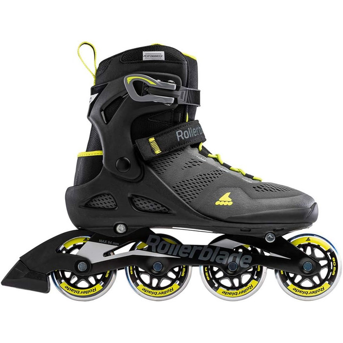 Роликові ковзани Macroblade 10 чорний/лайм
