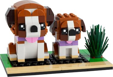 Конструктор LEGO BrickHeadz Saint Bernard Dog and Puppy Set 40543, 236 деталей