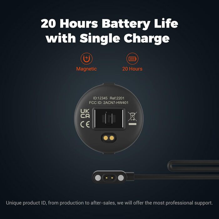 Пульсометр moofit HW401, пульсометр із ремінцем на зап&39ястя, водонепроникний IP67, підтримка Bluetooth/ANT, акумуляторний браслет для пульсометра, сумісний з Wahoo, Strava, Elite HRV