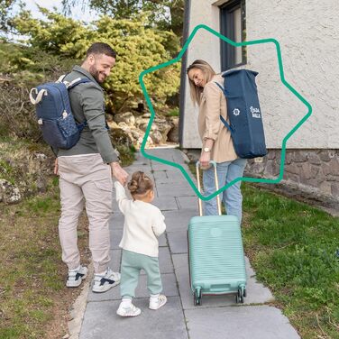 Дитяче ліжечко Badabulle Easy Clip з матрацом Компактне Легке складання та розбирання Від народження до 3 років