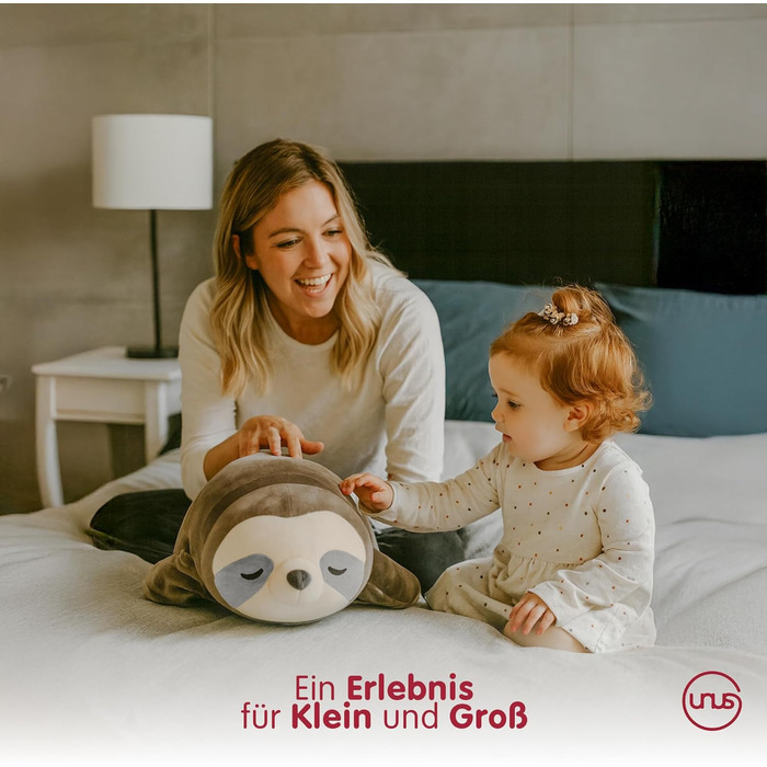 М'яка іграшка UNUS Лінивець, сірий