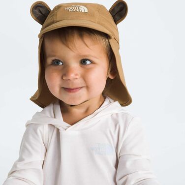 Дитячий рюкзак The North Face Unisex Baby Hut Class V Sun Buster 0-12 місяців, коричневий, з плюшевим принтом