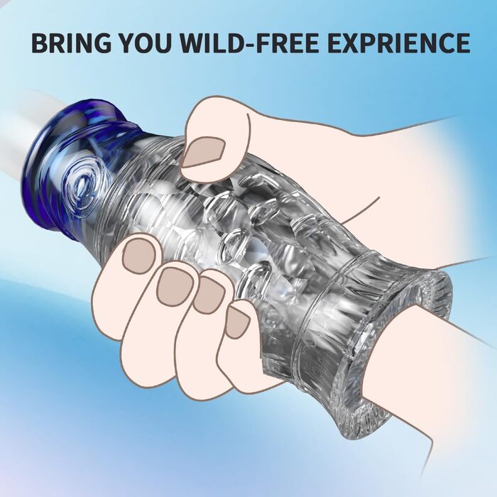 Іграшка для мастурбації для чоловіків, реалістичний мастурбатор з 3D-пристроєм для тренування вагіни, клітора, аналу та пеніса, еротична секс-іграшка для чоловіків, прозора