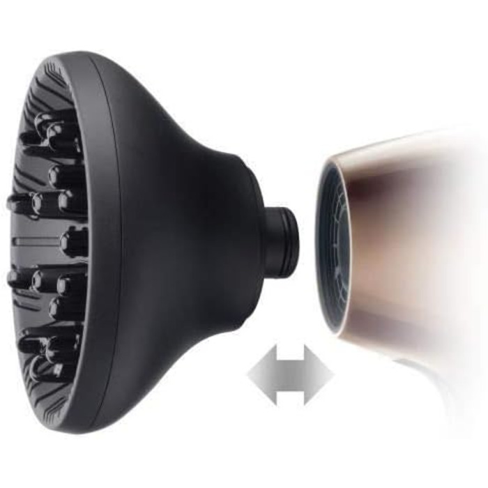 Фен Remington Ionen Air3D bronze легкий та збалансований з інноваційним 3D-потоком повітря (швидкість 110 км/год, 3 температурні та 2 ступені обдуву, 2 насадки-концентратори дифузор) D7777