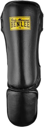 Щитки для гомілок BENLEE зі штучної шкіри Guardian чорного кольору, розмір L-XL, одинарні