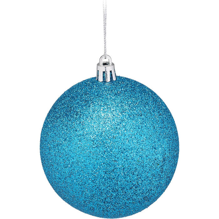 Набір із 110 шт різдвяні кульки сині Relaxdays