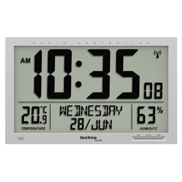 Годинник настінний Technoline WS8013 Silver (WS8013)