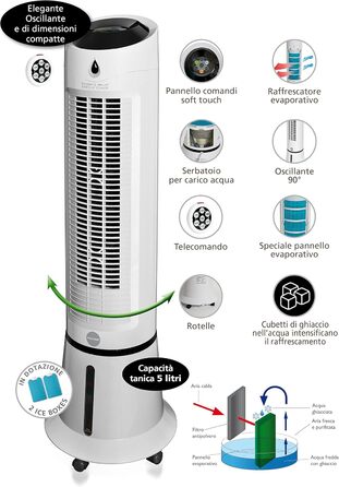 Повітряний охолоджувач з функцією обдування, 997 Breeze Tower