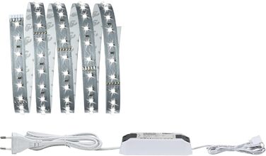 Світлодіодна стрічка MaxLED 500 Розумний дім Bluetooth Tunable White в т.ч. 47 Вт з можливістю затемнення Сріблястий пластиковий світлодіодний ремінець 3000 K (сріблястий, 1,5 м, 6500K), 70565