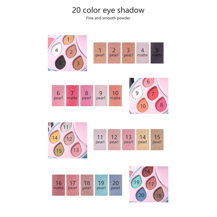 Набір косметики FantasyDay Schmink Kit (40 кольорів)